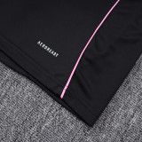 25/26 ARS Black Kids Half Pull Tracksuit #E25187(童装半拉链)