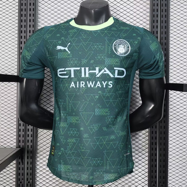 25/26 Man City Fourth Player Version Soccer Jersey