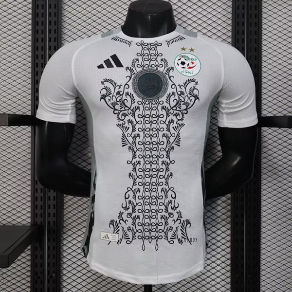 25/26 Algeria White  Player Version Soccer Jersey