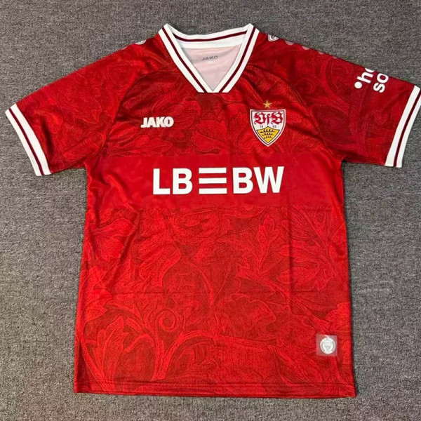 25/26 Stuttgart Away Fans Soccer Jersey