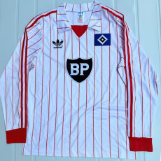 1982/1983 Hamburger SV Home Long Sleeve Retro Soccer Jersey