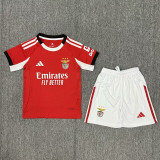 25/26  Benfica  Home Kids Soccer Jersey