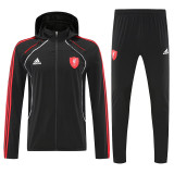 25/26 LIV Black Hooded Jacket Tracksuit