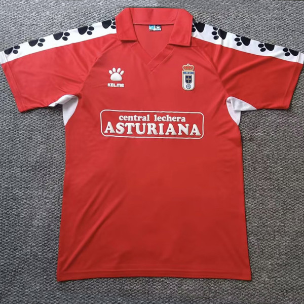 1990/1991 Real Oviedo Away Retro Soccer Jersey