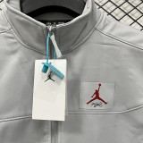 25/26 RK907JD Grey Thickened Assault Stand Collar Windbreaker (立领加厚冲锋衣）