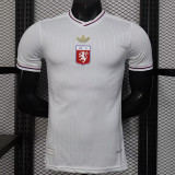 25/26 Lyon 75 th Anniversary Edition White  Player Version Soccer Jersey