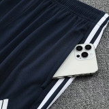 25/26  RMA White# Navy blue pants Half Pull Tracksuit (半拉链)
