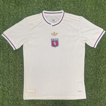 25/26 Lyon 75 th Anniversary Edition White  Fans Soccer Jersey