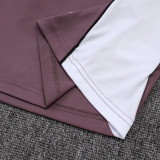 25/26 Man Utd Grey  Purple Tank top and shorts suit #D25123