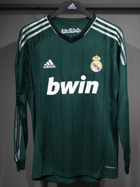 2012/2013 RMA Third  Player Version Long Sleeve Retro Soccer Jersey长袖球员