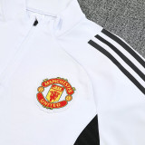 25/26 Man Utd Red  Half Pull Tracksuit胸前广告  (半拉链)