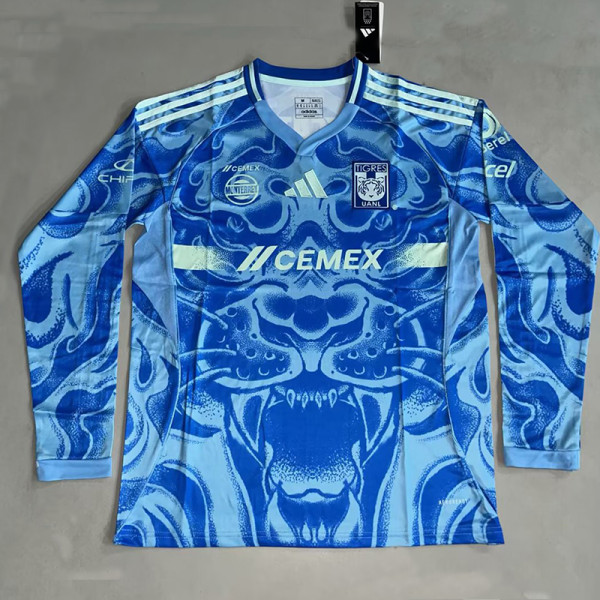25/26 Tigres Away  Long Sleeve  Soccer Jersey