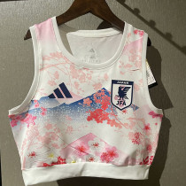 25/26 Japan  White  Women Yoga  Vest