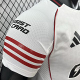 25/26 River Plate Home   Player Version  Long Sleeve Soccer Jersey广告版