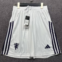 25/26 Man Utd White Shorts Pants
