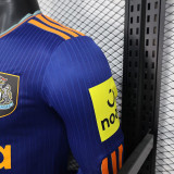 25/26 Newcastle Third Long Sleeve Player Version  Soccer Jersey