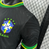 25-26 Brazil Black Peace Dove Special Edition  Player Version Soccer Jersey