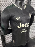 25/26 JUV Third  Long Sleeve Player Version Soccer Jersey(带广告)