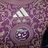 25-26  Algeria Maroon Player Version Soccer Jersey(胸前花）