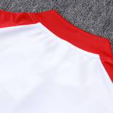 25/26 ARS White Kids Half Pull Tracksuit #E25186(童装半拉链)