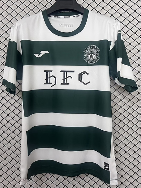 25/26 Hibernian FC 150th Anniversary Edition Fans Soccer Jersey