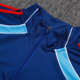 25/26 ARS Royal Blue Retro Kids Half Pull Tracksuit #E25156(童装\半拉链)