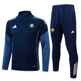 25/26 Al-Nassr Royal Blue Jacket Tracksuit#A2591