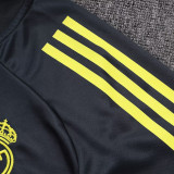 25/26  RMA Grey &Yellow Half Pull Tracksuit #B2563(半拉链)