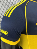 25/26  Boca Juniors Home Player Version Soccer Jersey（两袖CETROGAR)