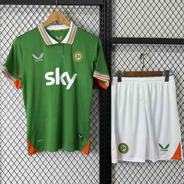 25/26 Ireland  Home  Kids  Soccer Jersey