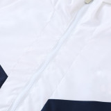25/26 France White Hooded windbreaker