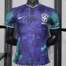 25-26 Brazil Purple Leaf Edition  Player Version Soccer Jersey