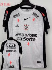 25/26 Corinthians Home  Player Version Soccer Jersey(Print all sponsors、球员全广告）