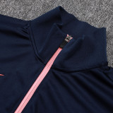 2526  BAR Dark Blue(Pink sleeves) Jacket Tracksuit #A2567