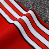 25/26  Man Utd Red & Black pants  Kids Jacket Tracksuit#E2596 童装、黑裤