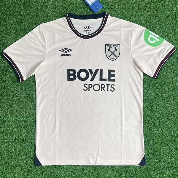 25/26  West Ham Away Fans Soccer Jersey