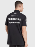 2025 F1 Mercedes Black Polo Racing Suit(翻领)