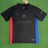 24/25 BAR  Away Co branded advertisement  Fans Soccer Jersey(胸前灰色字）