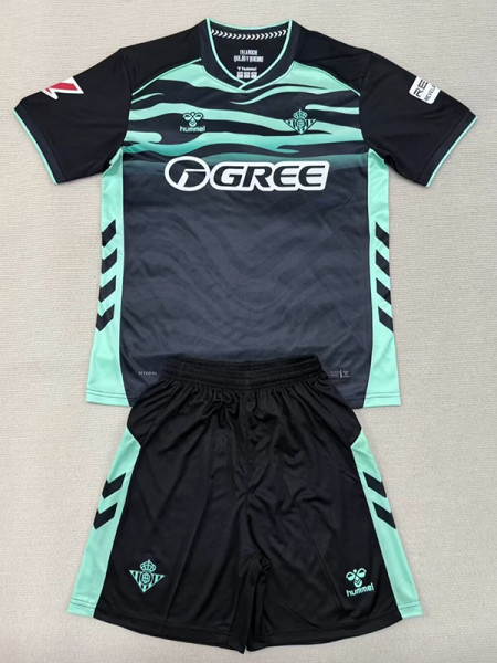 25/26 Real Betis Third Kids Soccer Jersey