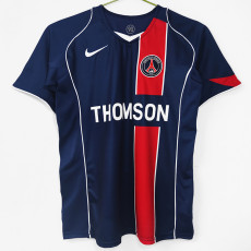 2004-2005 PSG Home Red Retro Soccer Jersey(8A)