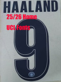 25/26 Man City Home Long Sleeve  Soccer Jersey