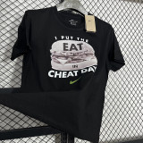 2025 T247 Hamburger ETA NK Black  Pure Cotton T-shirt