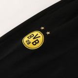 25/26 Dortmund Black Jacket Tracksuit#01