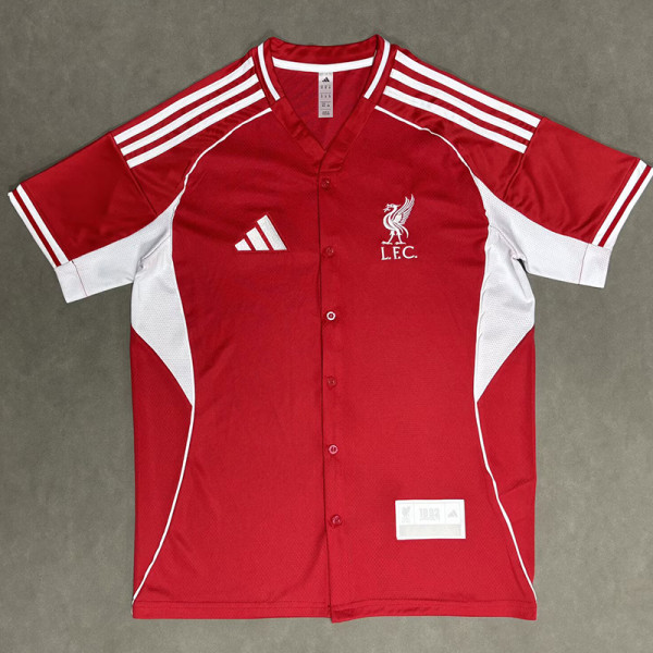 25/26  LIV Red Casusl Edition  Baseball jersey