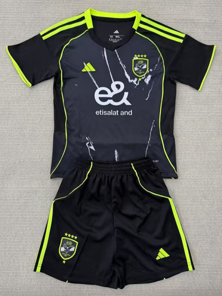 25/26  Al Ahly FC Away  Kids  Soccer Jersey