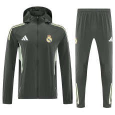25/26 RMA Ｍilitary Ｇreen Hooded Windbreaker Tracksuit