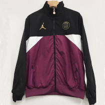 25-26 PSG Black & Maroon Embroidery windbreaker