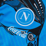 25/26 Napoli Blue Inkjet Kids Jacket Tracksuit#E25158童装