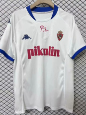 2001/2002  Zaragoza Home  Retro  Soccer Jersey