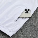 25-26 PSG White Hooded Windbreaker Tracksuit